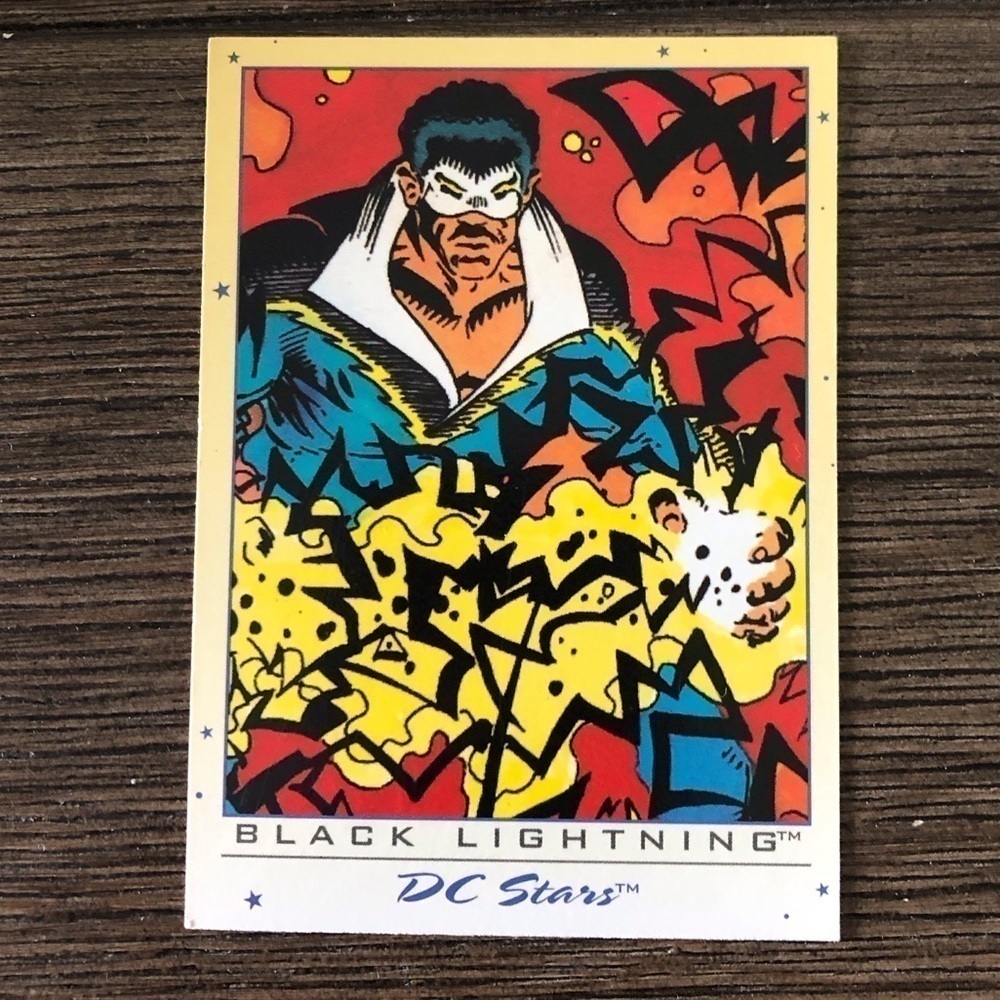 ā94 DC Stars trading card: Black Lightning #28